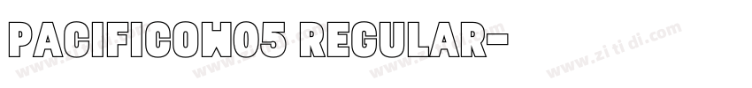 PacificoW05 Regular字体转换 PacificoW05 Regular字体转换